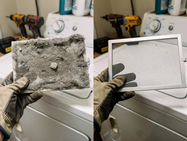Professional lint trap cleaning by Hermosa Beach Dryer Vent Cleaning in Hermosa Beach