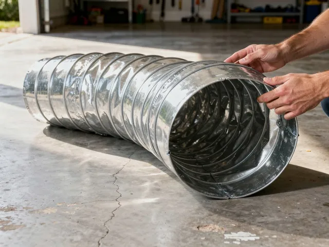 Hermosa Beach Dryer Vent Cleaning specialist using advanced equipment for thorough duct cleaning in Hermosa Beach