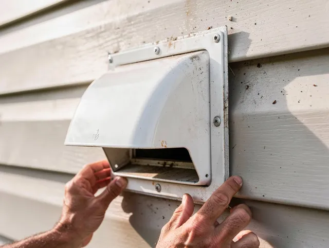 Hermosa Beach Dryer Vent Cleaning technician delivering thorough residential dryer vent cleaning service in Hermosa Beach